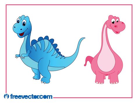 Cartoon Dinosaurs Vector Art And Graphics