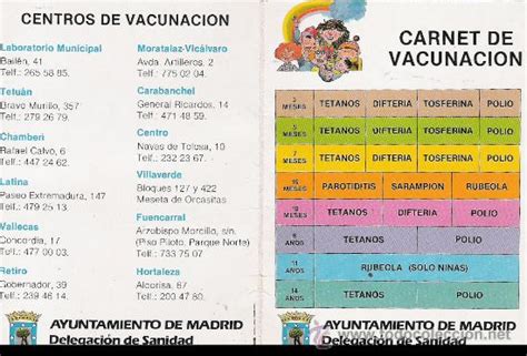 Need to translate carnet de vacunación from spanish and use correctly in a sentence? carnet de vacunacion - ayuntamiento de madrid - - Comprar ...