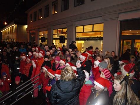 Switching On The Christmas Lights In Selfoss Visit South Iceland