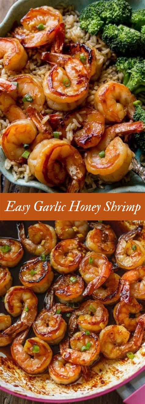 Quick And Healthy Dinner 20 Minute Honey Garlic Shrimp