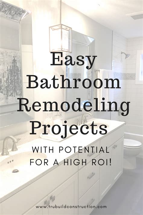 How To Increase Your Homes Value By Remodeling A Bathroom — Trubuild
