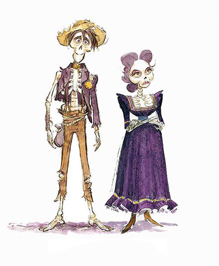 Character Designs For Pixars Coco By Daniela Strijleva Disney Pop Art