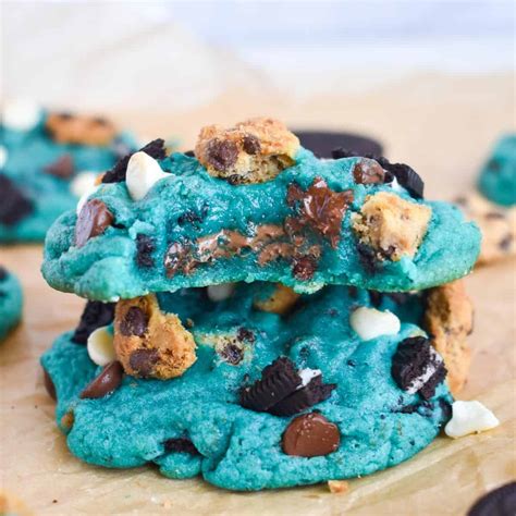 Cookie Monster Cookies Recipe Tiktok
