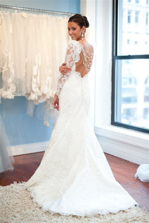 Blog Of Wedding And Occasion Wear Open Back Lace Sleeved Wedding Dresses