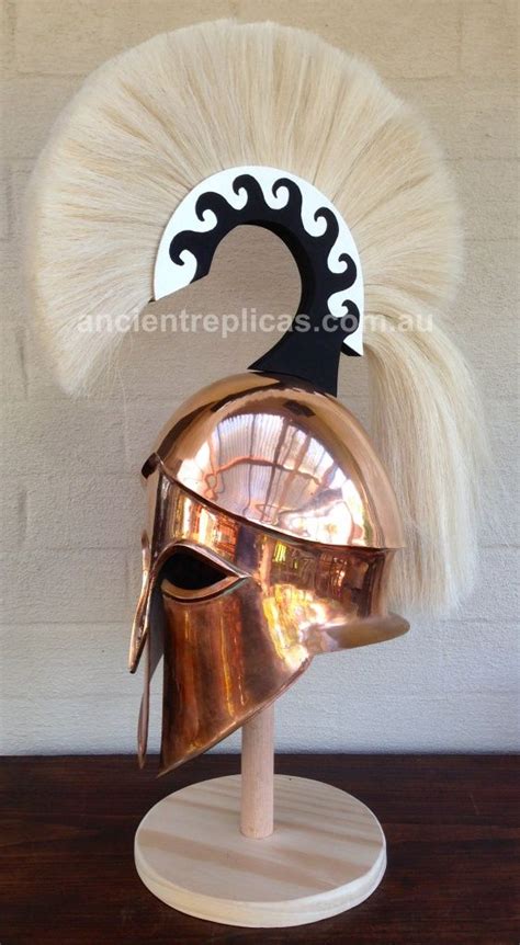 Classic Corinthianspartan Style With High Crest Sparta Helmet Greek