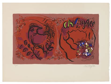 Marc Chagall 1887 1985 Couverture Jaquette Christies