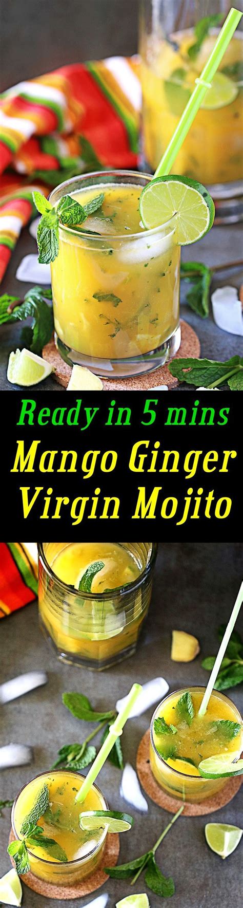 This Mango Ginger Virgin Mojito Is The Perfect Combination Of Mint
