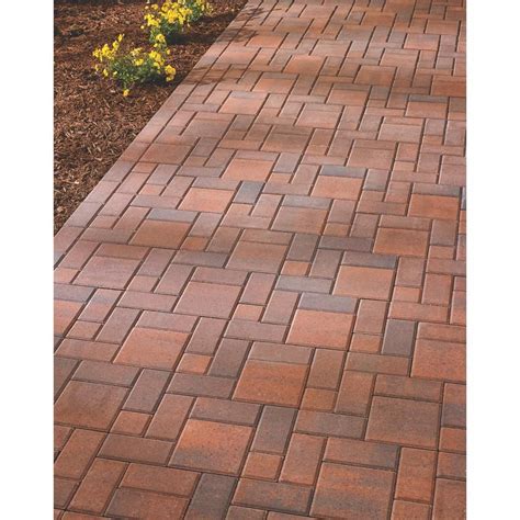 Oldcastle 8 In X 4 In 225 In Redcharcoal Concrete Holland Paver