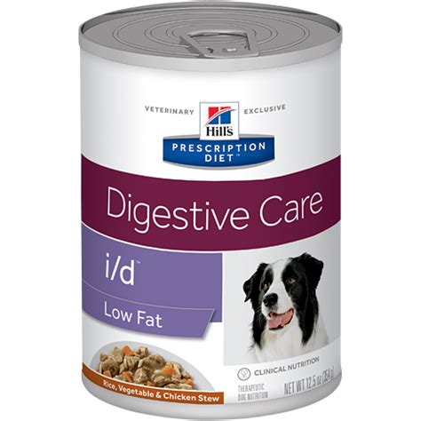 Hill's nutritionists & veterinarians developed prescription diet i/d low fat clinical nutrition especially formulated to support your dog's digestive health. Hill's® Prescription Diet® i/d® Low Fat Canine Rice ...