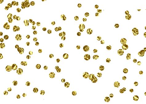 Gold Glitter Dots Png PNG Image Collection
