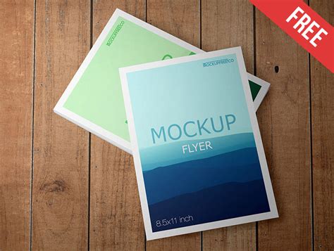 flyer mockup psd css author