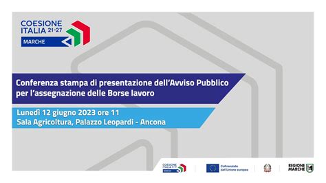 Conferenza Stampa Di Presentazione Dell Avviso Pubblico Per L