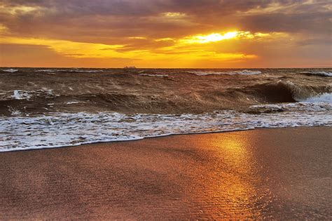 Hintergrundbilder Sonnenlicht Sonnenuntergang Meer Bucht Wasser