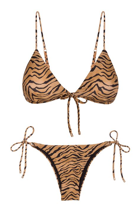 Tiger Bikini Vix Biquini Ciganinha Moda Praia Biquinis Lindos
