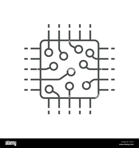 Cpu Microprocessor Stock Vector Images Alamy