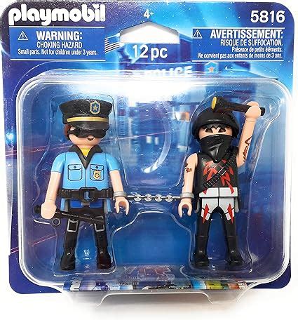 Playmobil 5816 Duo City Action Policier US Et Voleur Amazon Fr