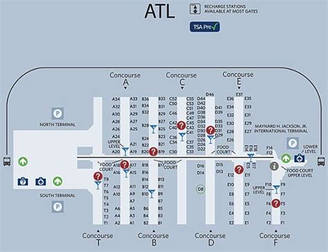 Map Of Atlanta Airport Delta Terminal Draw A Topographic Map