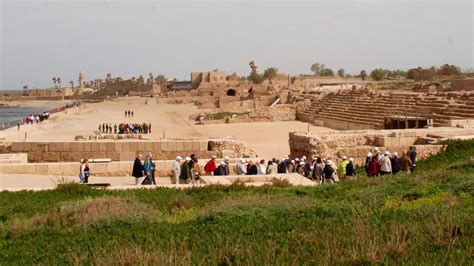 Panoramic View Of Hippodrome Caesarea Israel Pid000011