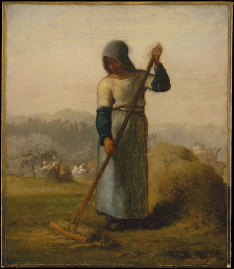 Jean François Millet Woman With A Rake The Metropolitan Museum Of Art