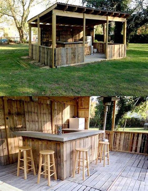 Transform plain shipping pallets into gorgeous outdoor pieces at little to no cost. Awesome DIY Ideas!!