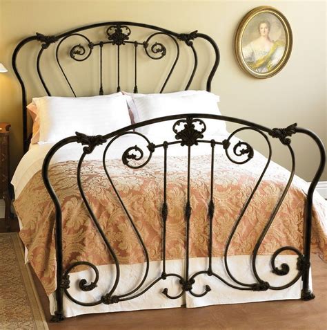 Matte Black Hamden Bed By Wesley Allen Full Size Wrought Iron Beds