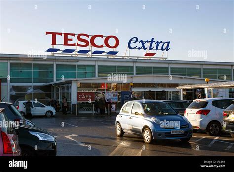 Entrance To Tesco Extra Hi Res Stock Photography And Images Alamy