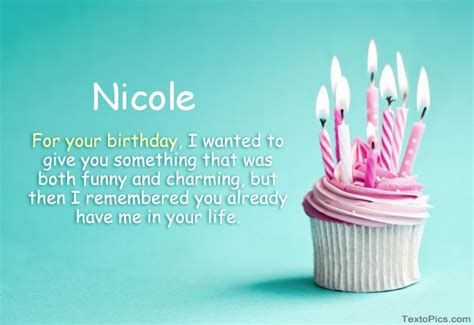 Happy Birthday Nicole Pictures Congratulations