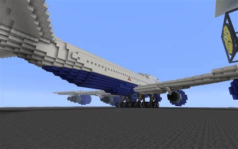 Life Sized Boeing 747 400 Passenger Jet Minecraft Map