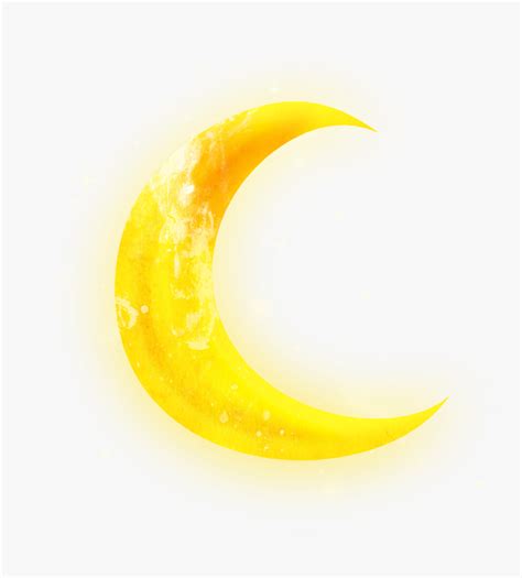 Transparent Half Moon Clipart Yellow Crescent Moon Png Png Download