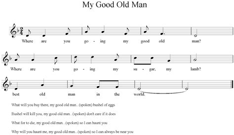 My Good Old Man Music A La Abbott Amy Abbott Kodály Inspired Blog
