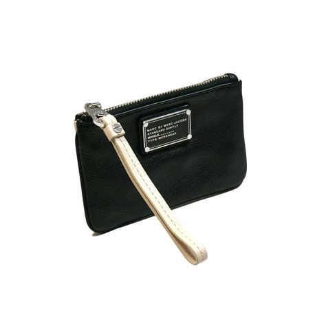 Marc By Marc Jacobs Black Leather Small Wristlet #M0005091 | Marc By Marc Jacobs M0005091