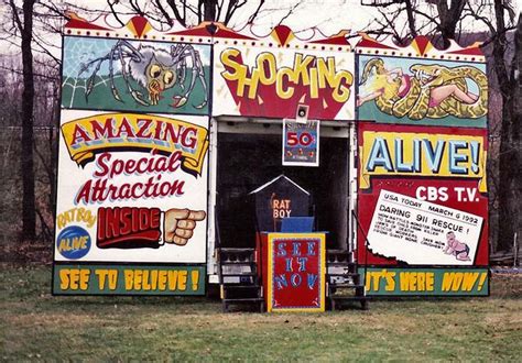 Shocking Carnival Midway Circus Sideshow Circus Poster