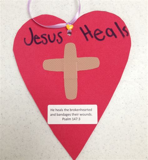 Day 3 Craft Jesus Heals With Images Sunday School Crafts For Kids