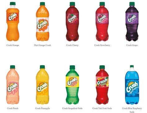 最も好ましい Crush Soda Flavors 128225 Crush Soda Flavors