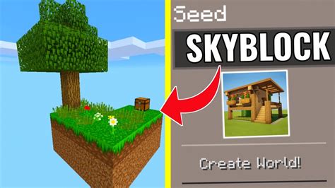 Best Skyblock Seed In Block Crazy Robo World Youtube