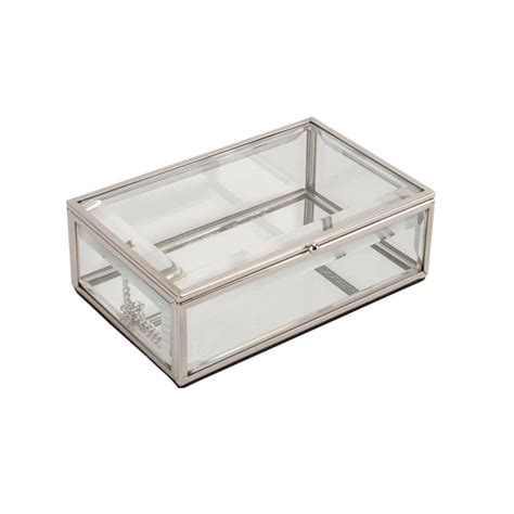Rectangular Clear Glass Storage Box By Jodie Byrne