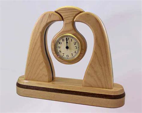 Wood Desk Clock Designs Easy Build Woodworking Project