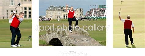 British Open Print Golf Posters Jack Nicklaus