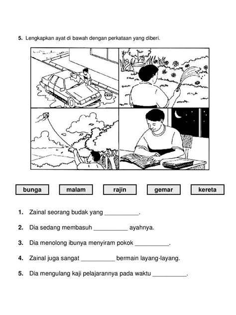 Latihan Pemahaman Bahasa Melayu Sesuai Untuk Murid Tahap A