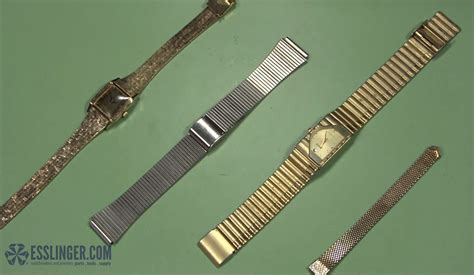 Open up tabs place the band flat on the cloth, front side up. Adjust Mesh Style Metal Watch Bands - Shorten Mesh Watch ...