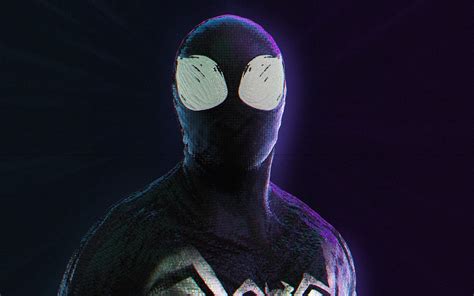 Purple Symbiote Spider Man