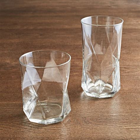 Bormioli Cassiopeia Glassware Sets Of 6 Contemporary Everyday Glasses By West Elm