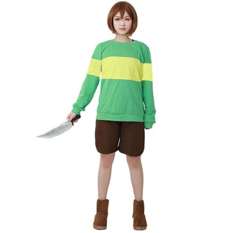 Undertale Chara Cosplay Costume Game Costume For Sale Cosplayini