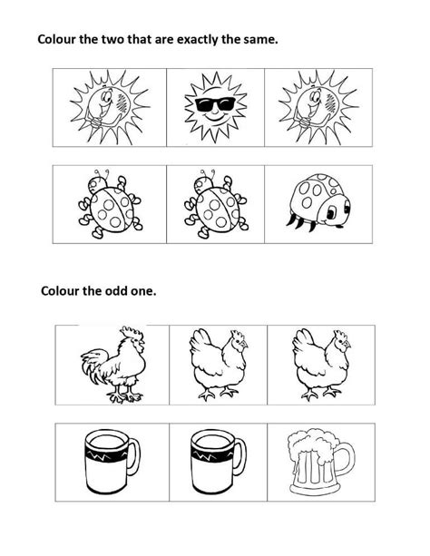 Same Color Object Worksheet Free Printable Worksheets For Kids