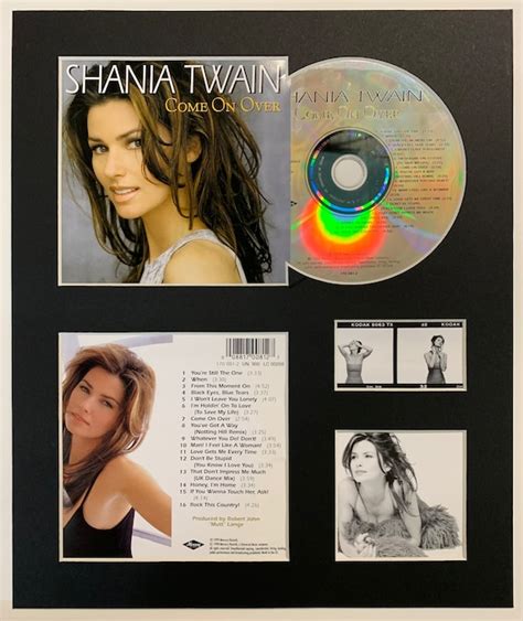 Shania Twain Come On Over Album Display With Authentic Etsy