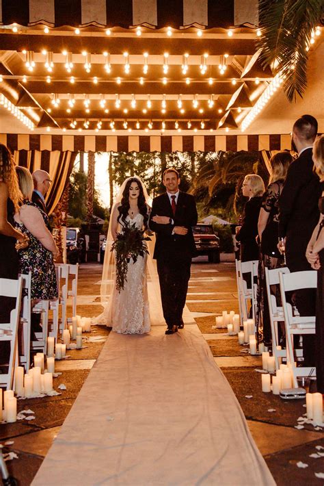 Gothic Vegas Wedding With Some Traditional Elements · Rock N Roll Bride
