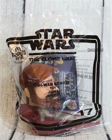 Star Wars Mcdonalds Happy Meal Toy Clone Wars 17 Obi Wan Kenobi