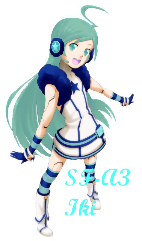 Safebooru Blue Blue Eyes Blue Hair Dress Earmuffs Girl Headphones Sf A3 Iki Solo Vocaloid