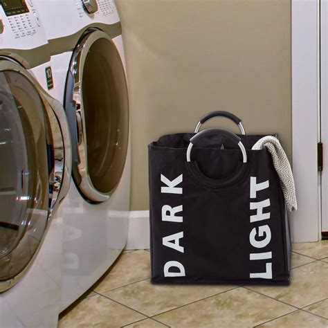 Shop items you love at overstock, with free shipping on everything* and easy returns. Lavish Home Double Sectioned Laundry Hamper With Round ...