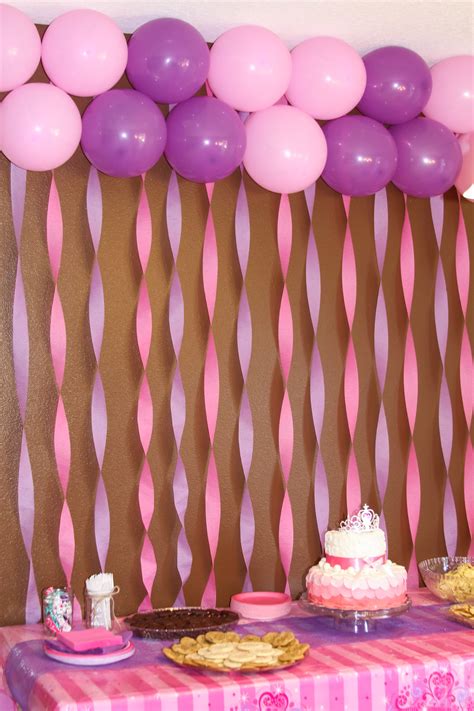 Ryleighs Third Birthday Party Princess Party Pink And Purple Par